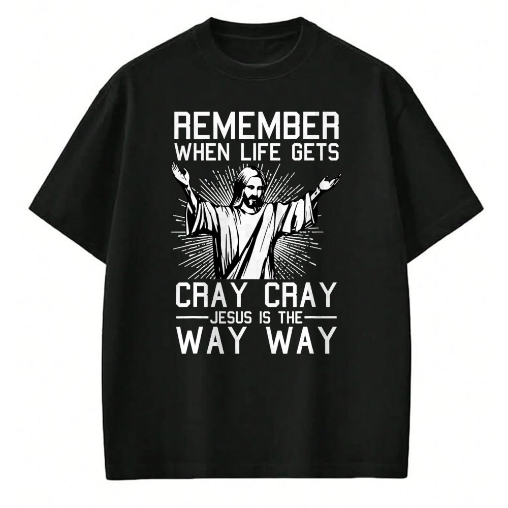 Christian Tee, Christian Faith Unisex T-Shirt/Hoodie/Sweatshirt HLT00 - Jesus Is The Way Christmas Funny Faith Religious Christian T-Shirt