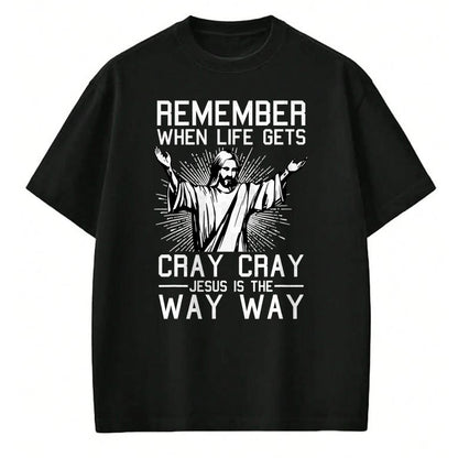 Christian Tee, Christian Faith Unisex T-Shirt/Hoodie/Sweatshirt HLT00 - Jesus Is The Way Christmas Funny Faith Religious Christian T-Shirt