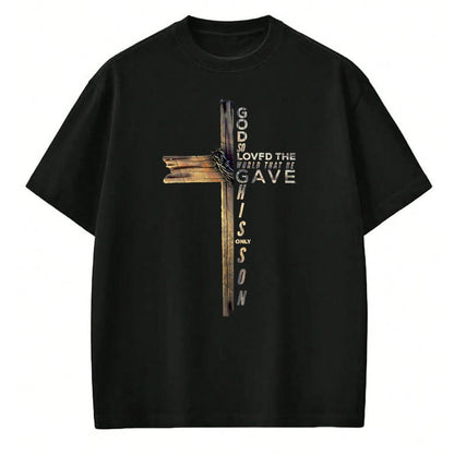 Christian Tee, Christian Faith Unisex T-Shirt/Hoodie/Sweatshirt HLT00 - John 316 Christian Cross Bible T-Shirt