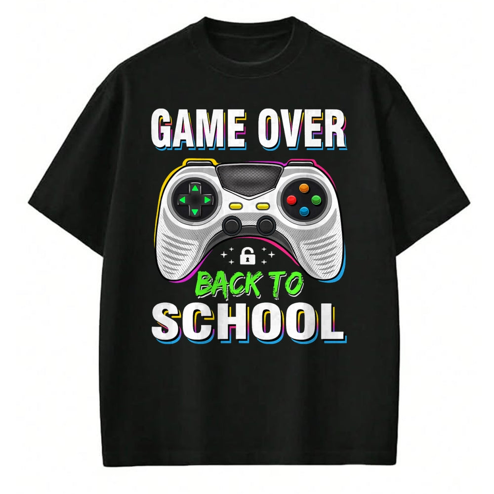 Best Student Shirt, Funny Back To School UnisexT-Shirt/Hoodie/Sweatshirt HLT00 - Game Over Back to School Shirt Funny Kids First Day School T-Shirt