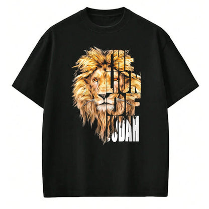 Christian Tee, Christian Faith Unisex T-Shirt/Hoodie/Sweatshirt HLT00 - Jesus Lion of Judah Christian Gift for Men Women T-Shirt