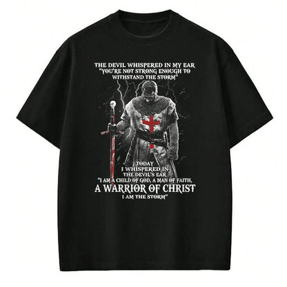 Christian Tee, Christian Faith Unisex T-Shirt/Hoodie/Sweatshirt HLT00 -  A Warrior of christ Tshirt T-Shirt