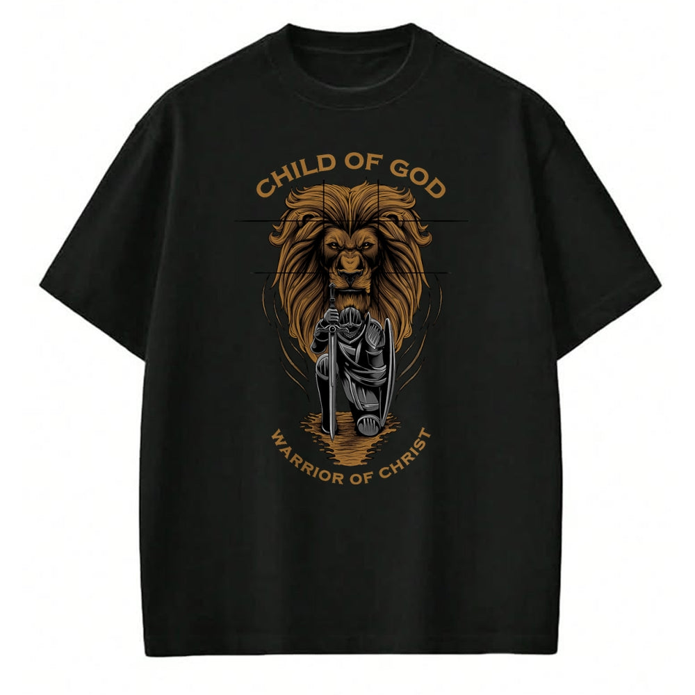 Christian Tee, Christian Faith Unisex T-Shirt/Hoodie/Sweatshirt HLT00 -  Child of God Warrior of Christ Jesus Christian Faith Graphic T-Shirt