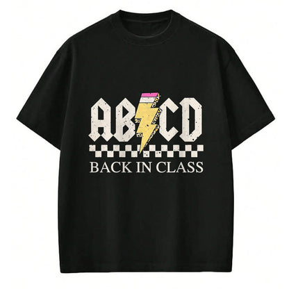 Best Student Shirt, Funny Back To School UnisexT-Shirt/Hoodie/Sweatshirt HLT00 - Boys Girls Teachers Rock Back to School ABCD Back in Class T-Shirt, Men, Black, 3X-Large