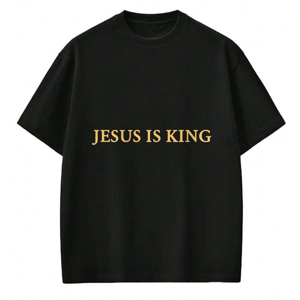 Christian Tee, Christian Faith Unisex T-Shirt/Hoodie/Sweatshirt HLT00 - Jesus is King Christian T-Shirt