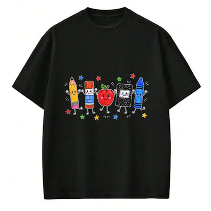 Best Student Shirt, Funny Back To School UnisexT-Shirt/Hoodie/Sweatshirt HLT00 - Back to School Cute Pencil Crayon Apple Teacher Boy Girl Kid T-Shirt