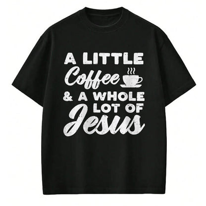 Christian Tee, Christian Faith Unisex T-Shirt/Hoodie/Sweatshirt HLT00 - Little Coffee Jesus God Christ Religious Christian Gift T-Shirt