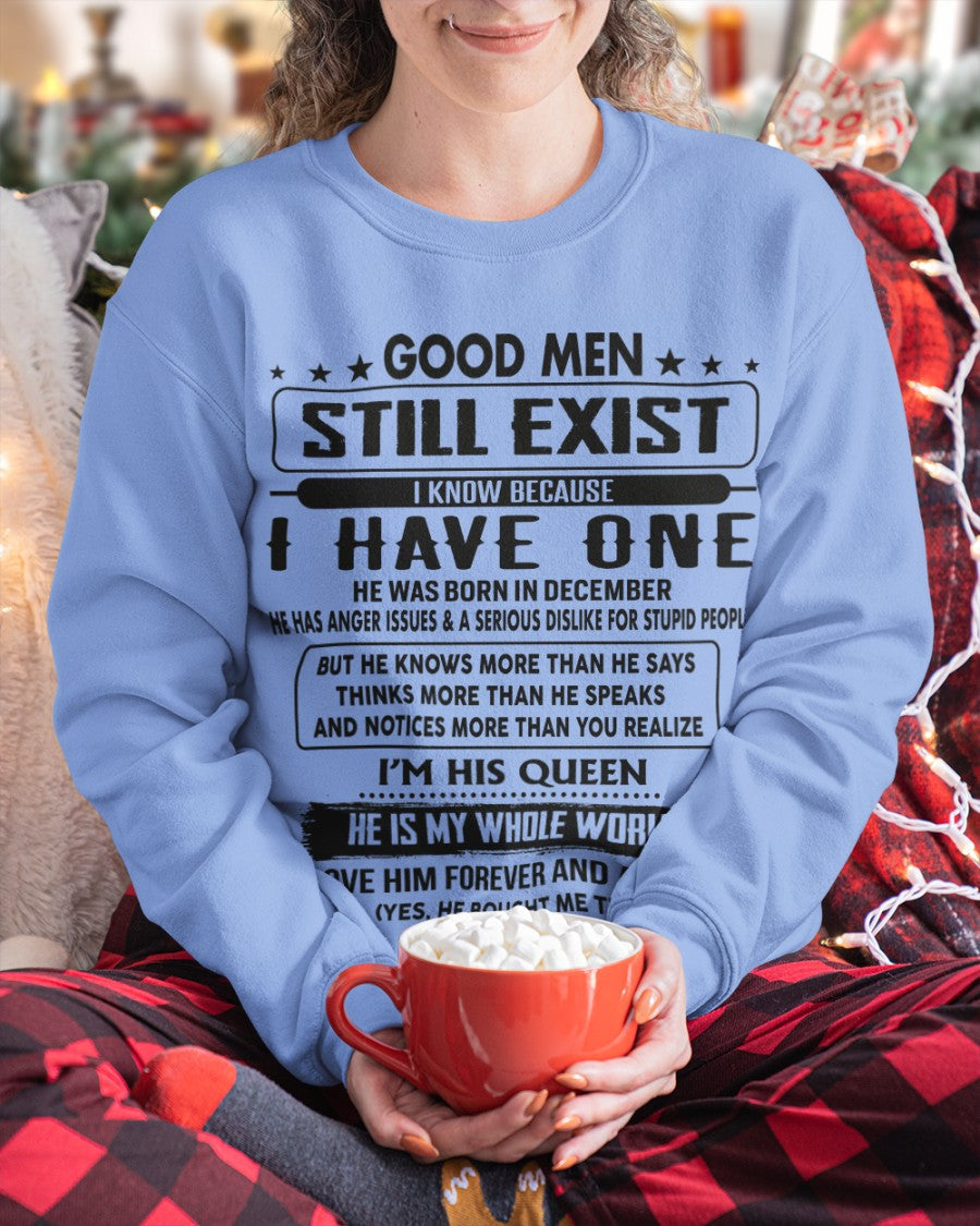 December - Good men Still Exist - gift for your girlfriend, wife from Husband - Virgo12 (SKU-GM-12)