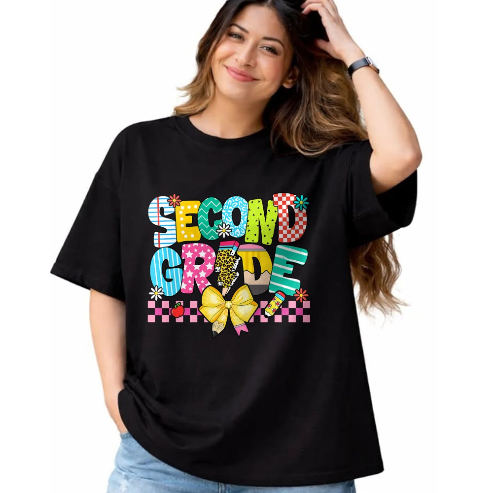 Best Student Shirt, Funny Back To School UnisexT-Shirt/Hoodie/Sweatshirt HLT00 - 2nd Grade For Girls Boy Teacher Second Grade Back to School T-Shirt