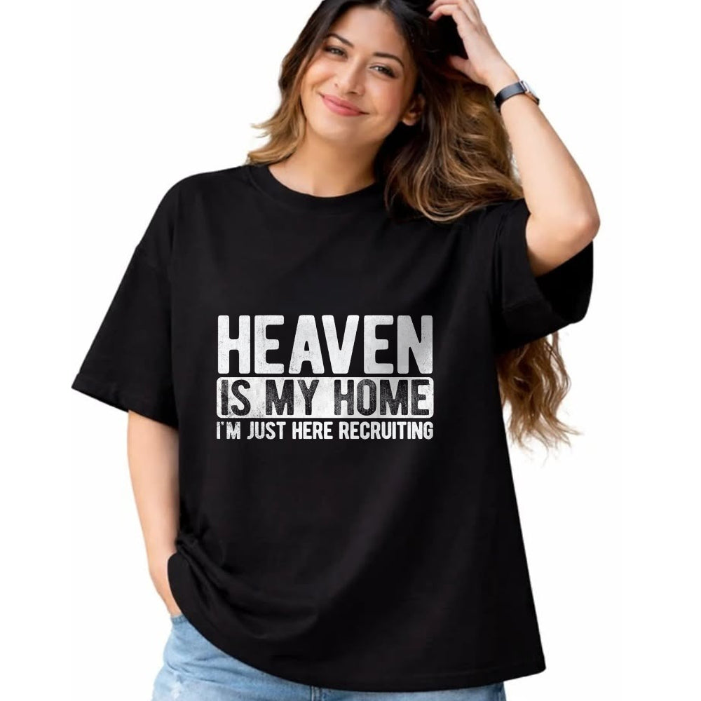 Christian Tee, Christian Faith Unisex T-Shirt/Hoodie/Sweatshirt HLT00 - Heaven Is My Home Christian Religious Jesus T-Shirt