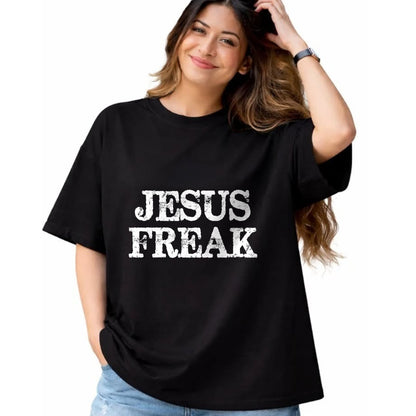 Christian Tee, Christian Faith Unisex T-Shirt/Hoodie/Sweatshirt HLT00 - Jesus Freak Distressed T-Shirt Christian Religious Shirt T-Shirt