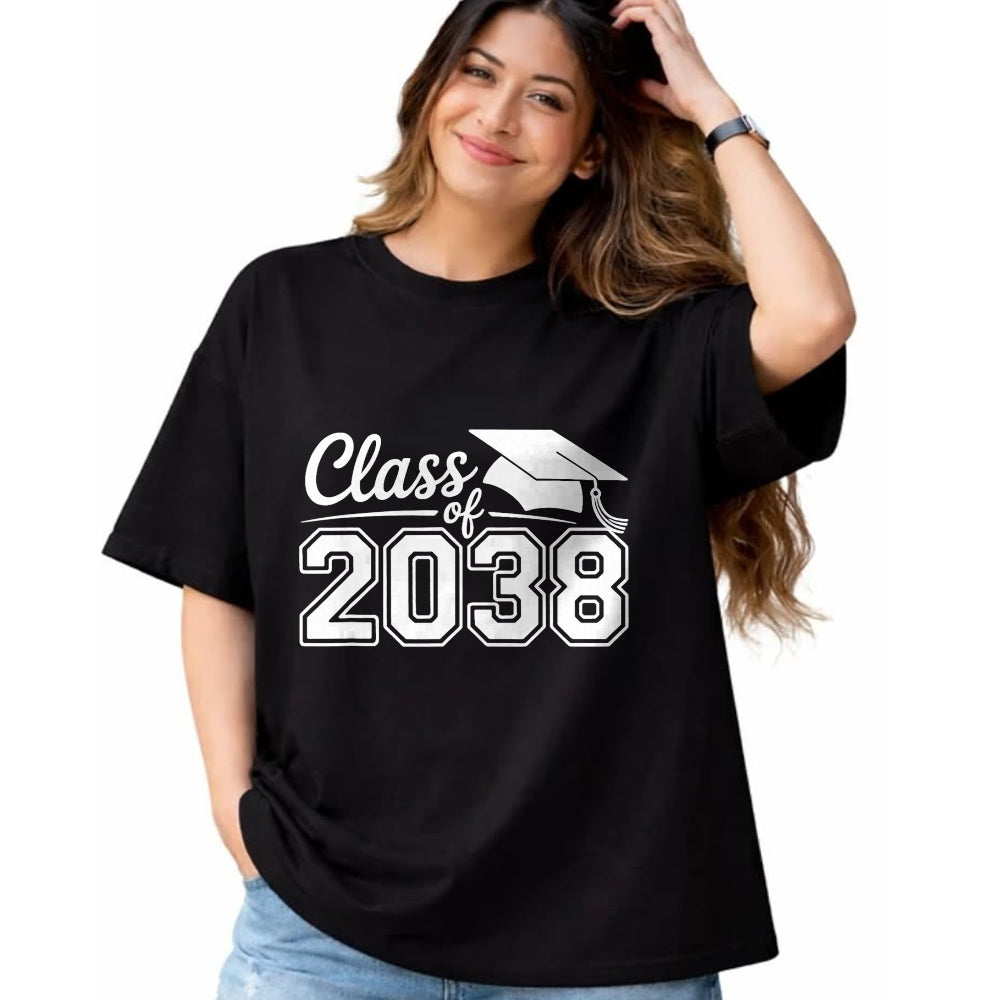 Best Student Shirt, Funny Back To School UnisexT-Shirt/Hoodie/Sweatshirt HLT00 - Class of 2038 Grow with me T-Shirt