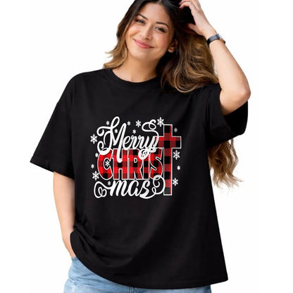 Christian Tee, Christian Faith Unisex T-Shirt/Hoodie/Sweatshirt HLT00 - Merry Christ Mas Christian Jesus Christmas PJs Xmas Pajamas T-Shirt