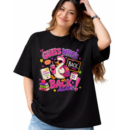 Best Student Shirt, Funny Back To School UnisexT-Shirt/Hoodie/Sweatshirt HLT00 - Guess Who_s Back Again Funny Back to School Teacher T-Shirt