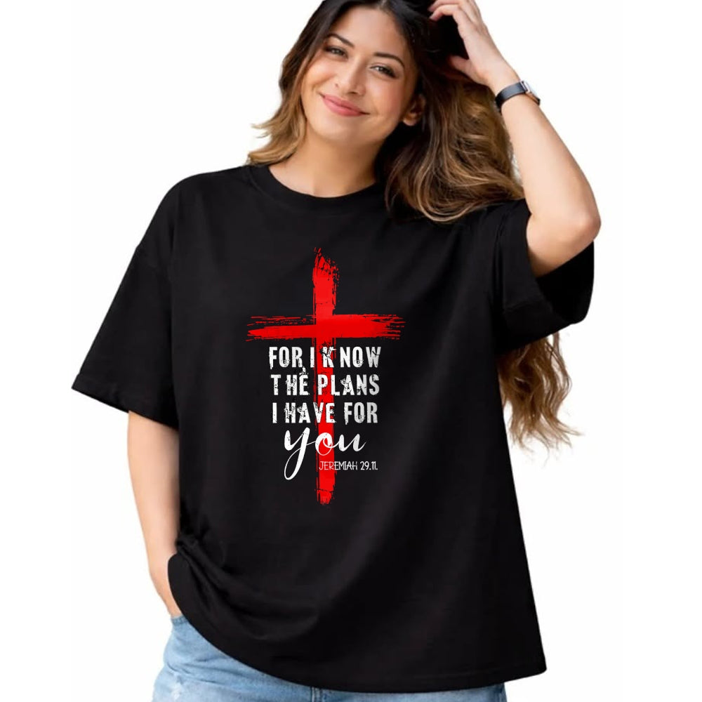Christian Tee, Christian Faith Unisex T-Shirt/Hoodie/Sweatshirt HLT00 - Christian Quote Faith Jeremiah 29.11 T-Shirt (1)