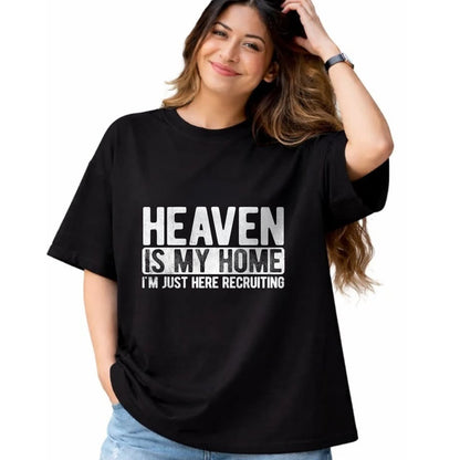 Christian Tee, Christian Faith Unisex T-Shirt/Hoodie/Sweatshirt HLT00 - Heaven Is My Home Christian Religious Jesus T-Shirt (1)