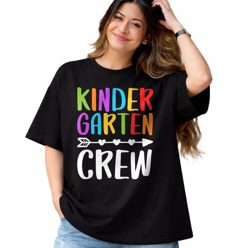 Best Student Shirt, Funny Back To School UnisexT-Shirt/Hoodie/Sweatshirt HLT00 - Kindergarten Crew Shirt Kinder Crew Teacher Boy Girl T-Shirt