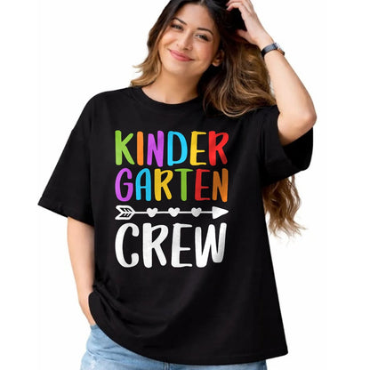 Best Student Shirt, Funny Back To School UnisexT-Shirt/Hoodie/Sweatshirt HLT00 - Kindergarten Crew Shirt Kinder Crew Teacher Boy Girl T-Shirt