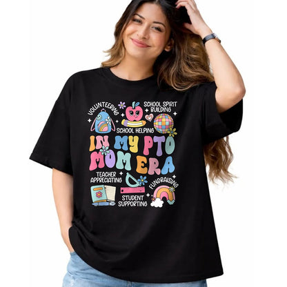 Best Student Shirt, Funny Back To School UnisexT-Shirt/Hoodie/Sweatshirt HLT00 - in My PTO Mom Era Parent Association Organization Groovy T-Shirt