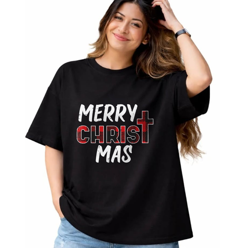 Christian Tee, Christian Faith Unisex T-Shirt/Hoodie/Sweatshirt HLT00 - Merry Christ Mas Christian Jesus Christmas Xmas T-Shirt