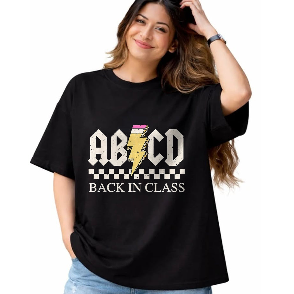 Best Student Shirt, Funny Back To School UnisexT-Shirt/Hoodie/Sweatshirt HLT00 - Boys Girls Teachers Rock Back to School ABCD Back in Class T-Shirt, Men, Black, 3X-Large