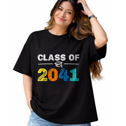 Best Student Shirt, Funny Back To School UnisexT-Shirt/Hoodie/Sweatshirt HLT00 - Class of 2041 Grow With Me First Day of School Graduation T-Shirt