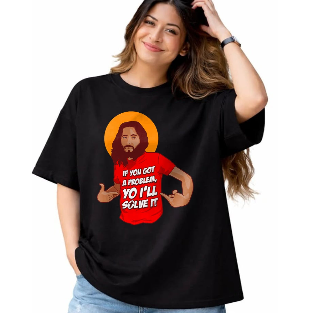 Christian Tee, Christian Faith Unisex T-Shirt/Hoodie/Sweatshirt HLT00 - Funny Jesus Christian Meme Yo I_ll Solve It Christmas T-Shirt