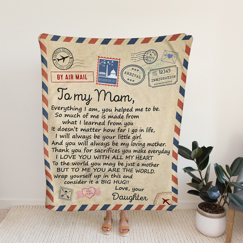 Special Gift For Mom Blanket - From Daughter