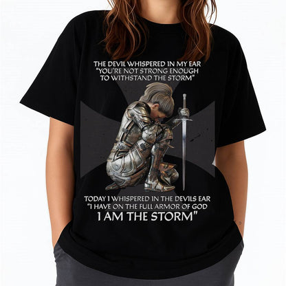 Christian Bible Verse Gifts Women Sayings Religious Cross T-Shirt- For women - Virgo00 (SKU2807-NI-03)