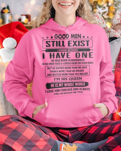 November - Good men Still Exist - gift for your girlfriend, wife from Husband - Virgo11 (SKU-GM-11)