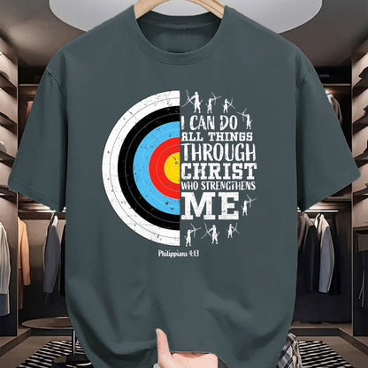 Christian Tee, Christian Faith Unisex T-Shirt/Hoodie/Sweatshirt HLT00 - Christian Archery Gifts Women Teen Girls Men Boys Religious T-Shirt