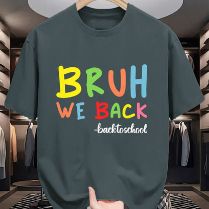 Best Student Shirt, Funny Back To School UnisexT-Shirt/Hoodie/Sweatshirt HLT00 - Bruh We Back First Day Of School Back To School For Teachers T-Shirt