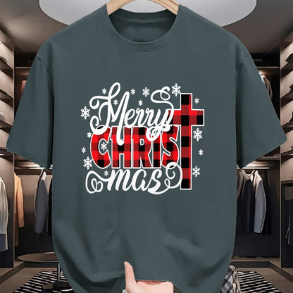 Christian Tee, Christian Faith Unisex T-Shirt/Hoodie/Sweatshirt HLT00 - Merry Christ Mas Christian Jesus Christmas PJs Xmas Pajamas T-Shirt
