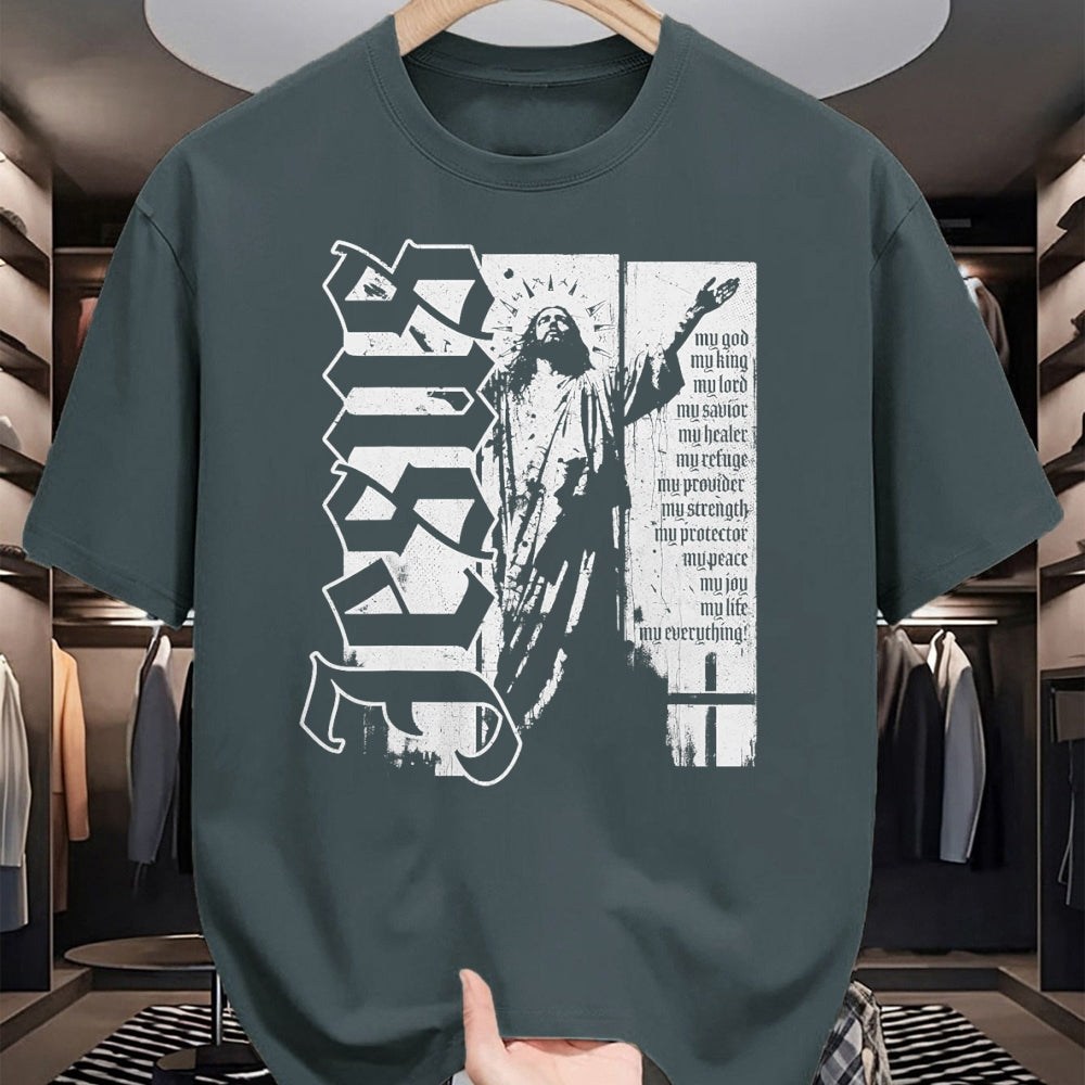 Christian Tee, Christian Faith Unisex T-Shirt/Hoodie/Sweatshirt HLT00 - Jesus Christ God King Lord Savior Strength Prayer Christian T-Shirt