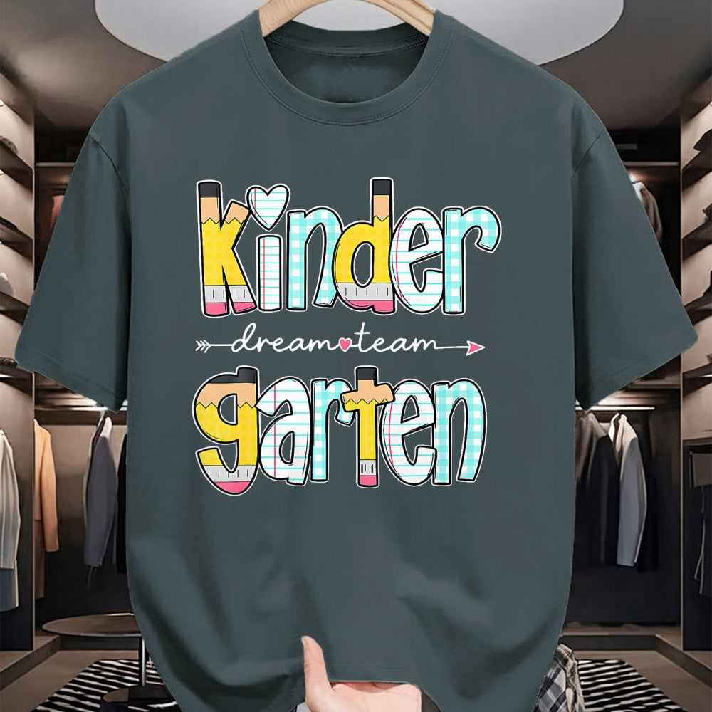 Best Student Shirt, Funny Back To School UnisexT-Shirt/Hoodie/Sweatshirt HLT00 - Kindergarten Dream Team Back to School Teacher Student T-Shirt