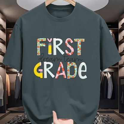 Best Student Shirt, Funny Back To School UnisexT-Shirt/Hoodie/Sweatshirt HLT00 - First Grade Dream Team Back to School 1st Grade Teacher T-Shirt (2)