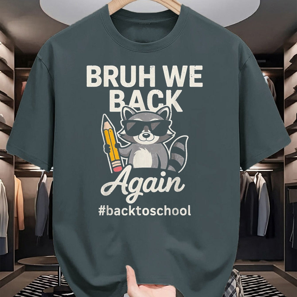Best Student Shirt, Funny Back To School UnisexT-Shirt/Hoodie/Sweatshirt HLT00 - Bruh We Back First Day of School Teacher Back to School Boys T-Shirt, Youth, Navy Blue, Medium