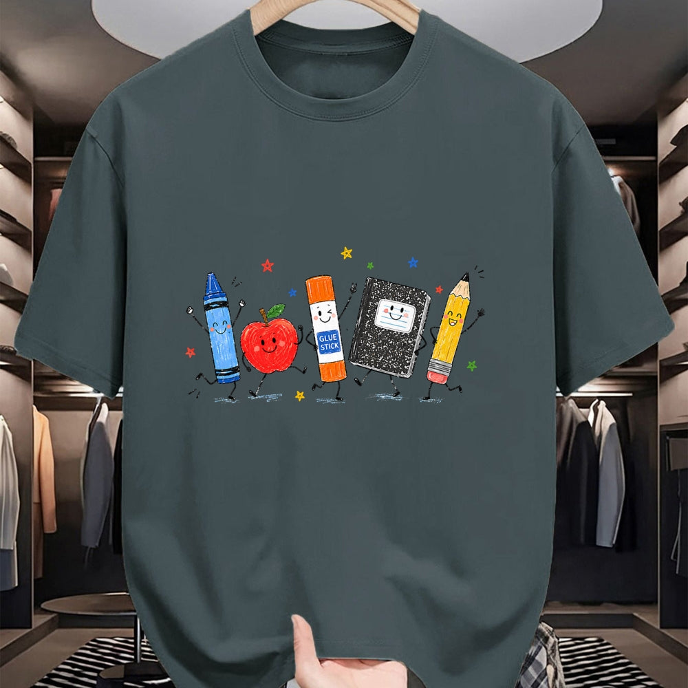 Best Student Shirt, Funny Back To School UnisexT-Shirt/Hoodie/Sweatshirt HLT00 - Cute School Supplies Back to School Teacher Student Doodle T-Shirt