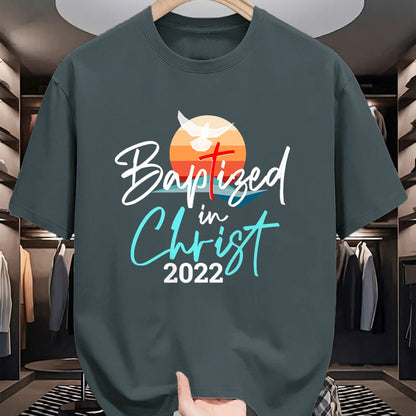 Christian Tee, Christian Faith Unisex T-Shirt/Hoodie/Sweatshirt HLT00 -  Baptized In Christ Baptism Catholic Christian Jesus T-Shirt
