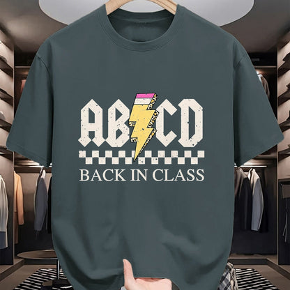 Best Student Shirt, Funny Back To School UnisexT-Shirt/Hoodie/Sweatshirt HLT00 - Boys Girls Teachers Rock Back to School ABCD Back in Class T-Shirt, Men, Black, 3X-Large