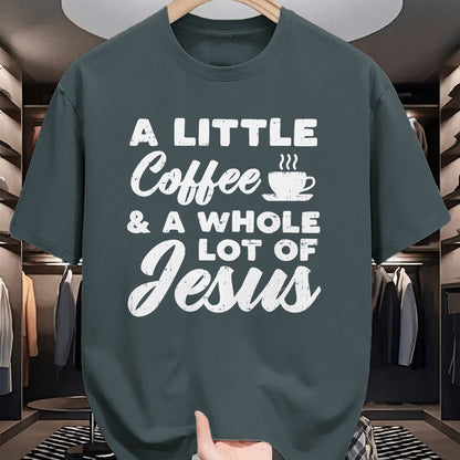 Christian Tee, Christian Faith Unisex T-Shirt/Hoodie/Sweatshirt HLT00 - Little Coffee Jesus God Christ Religious Christian Gift T-Shirt