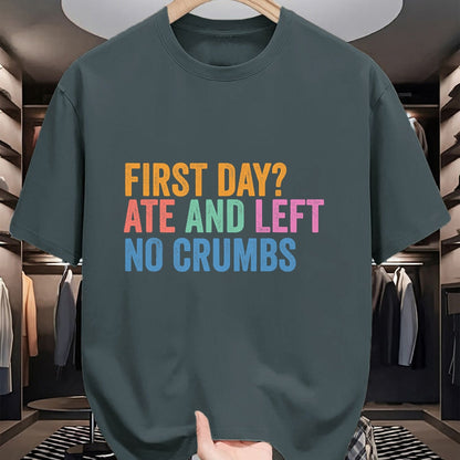 Best Student Shirt, Funny Back To School UnisexT-Shirt/Hoodie/Sweatshirt HLT00 - Back to School Student First Day Ate and Left No Crumbs T-Shirt