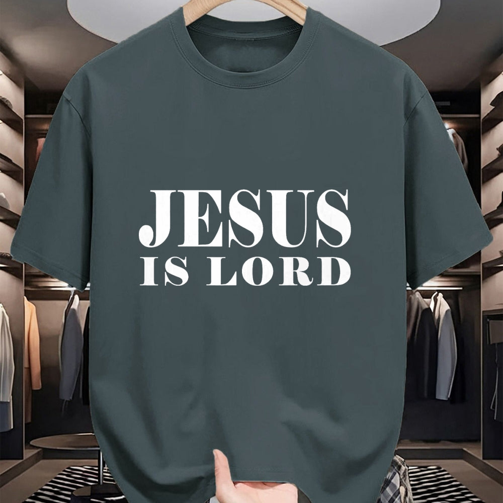 Christian Tee, Christian Faith Unisex T-Shirt/Hoodie/Sweatshirt HLT00 - Jesus Is Lord Christian God Christ T-Shirt Gift White Word T-Shirt