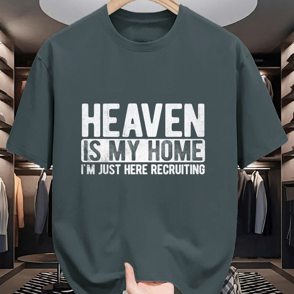 Christian Tee, Christian Faith Unisex T-Shirt/Hoodie/Sweatshirt HLT00 - Heaven Is My Home Christian Religious Jesus T-Shirt (1)