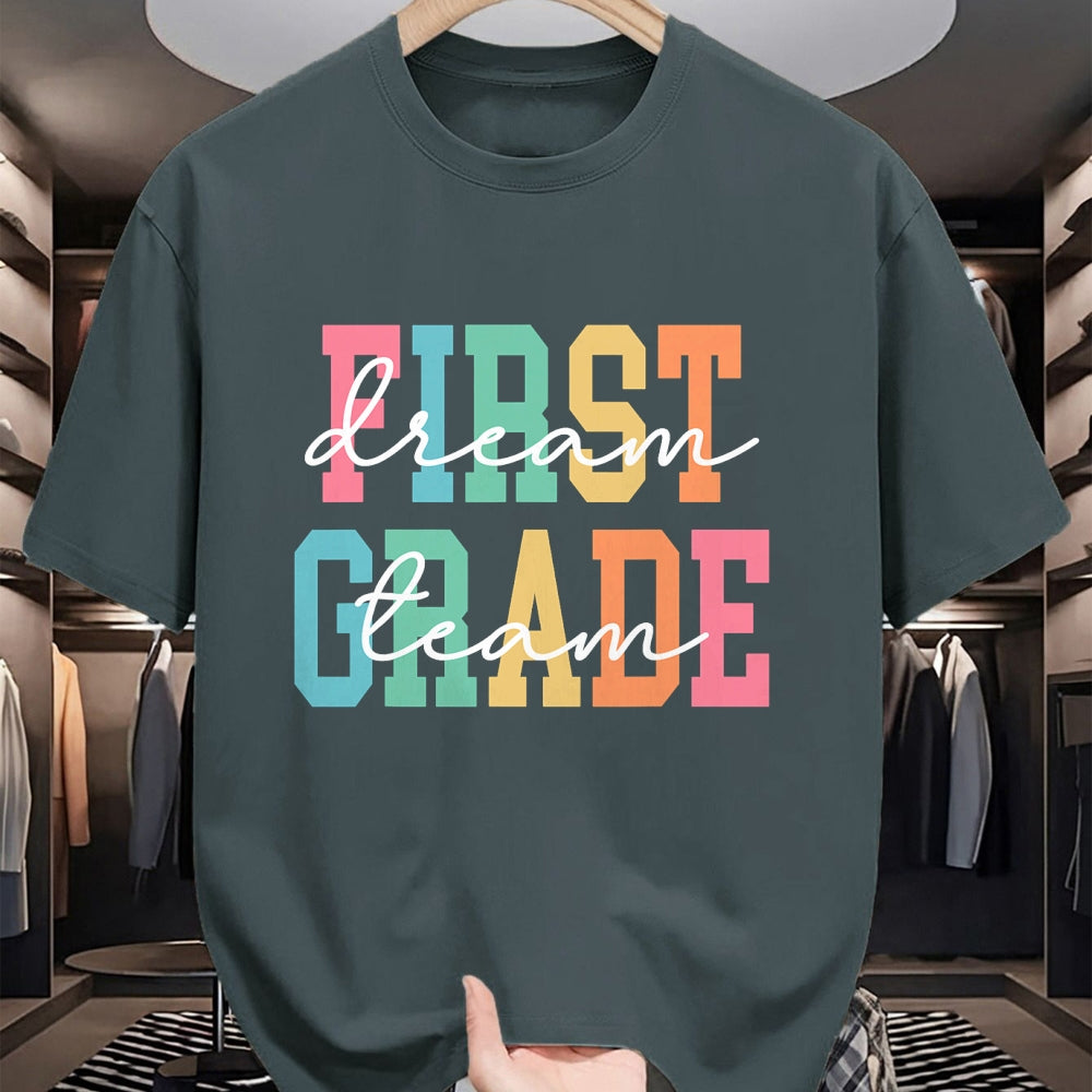 Best Student Shirt, Funny Back To School UnisexT-Shirt/Hoodie/Sweatshirt HLT00 - First Grade Dream Team Back to School 1st Grade Teacher T-Shirt (3)