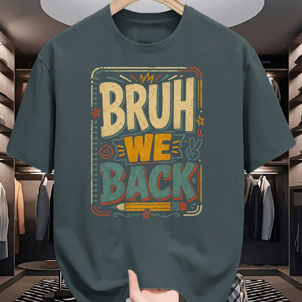 Best Student Shirt, Funny Back To School UnisexT-Shirt/Hoodie/Sweatshirt HLT00 - Funny Bruh We Back to School Student Teacher Kids T-Shirt