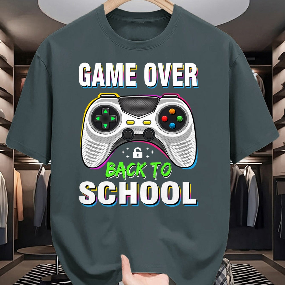 Best Student Shirt, Funny Back To School UnisexT-Shirt/Hoodie/Sweatshirt HLT00 - Game Over Back to School Shirt Funny Kids First Day School T-Shirt