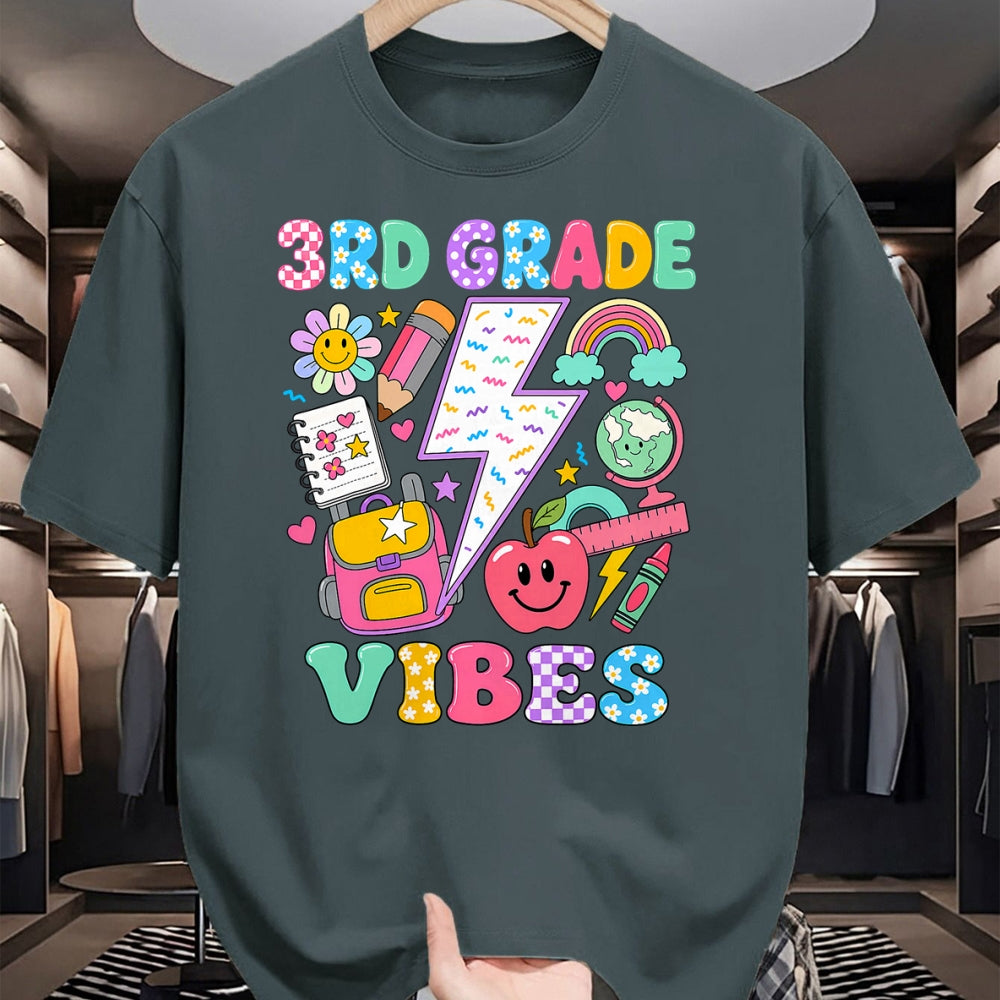 Best Student Shirt, Funny Back To School UnisexT-Shirt/Hoodie/Sweatshirt HLT00 - 3rd Grade for Girls Back to School First Day of Third Grade T-Shirt