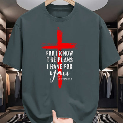 Christian Tee, Christian Faith Unisex T-Shirt/Hoodie/Sweatshirt HLT00 - Christian Quote Faith Jeremiah 29.11 T-Shirt (1)