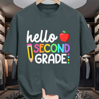 Best Student Shirt, Funny Back To School UnisexT-Shirt/Hoodie/Sweatshirt HLT00 - Hello Second Grade Team 2nd Grade Back to School Teacher Kid T-Shirt
